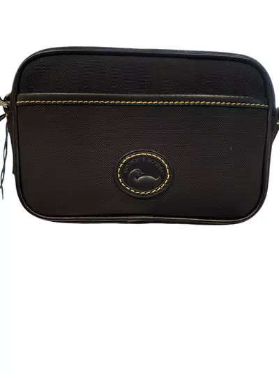 plant/Dooney & Bourke Black Nylon Camera Crossbody-1-thumbnail