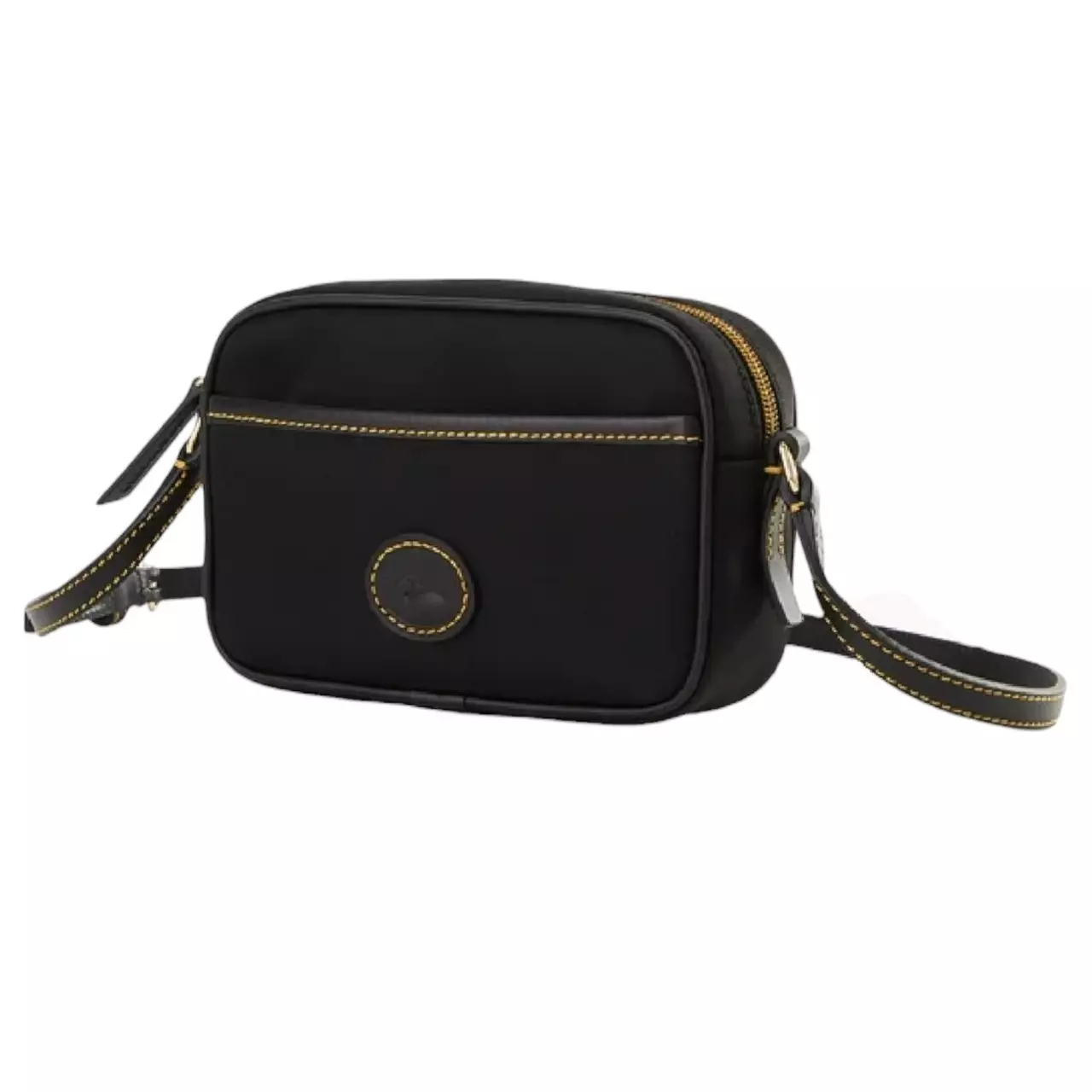 plant/Dooney & Bourke Black Nylon Camera Crossbody-0