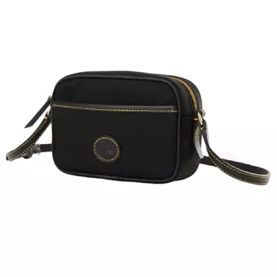 plant/Dooney & Bourke Black Nylon Camera Crossbody-0-thumbnail