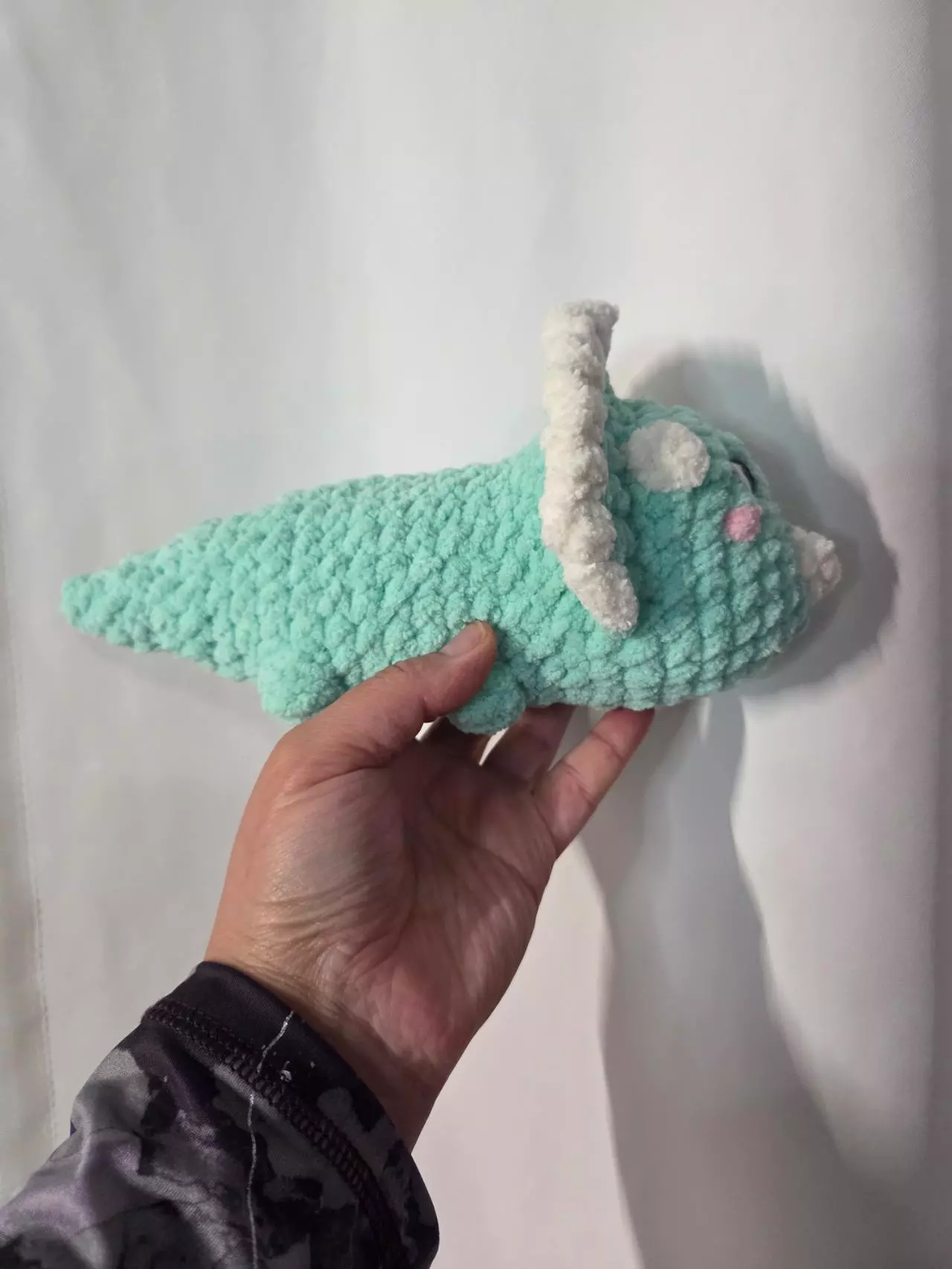 plant/Triserepus Dino Handmade Crochet plushie-3
