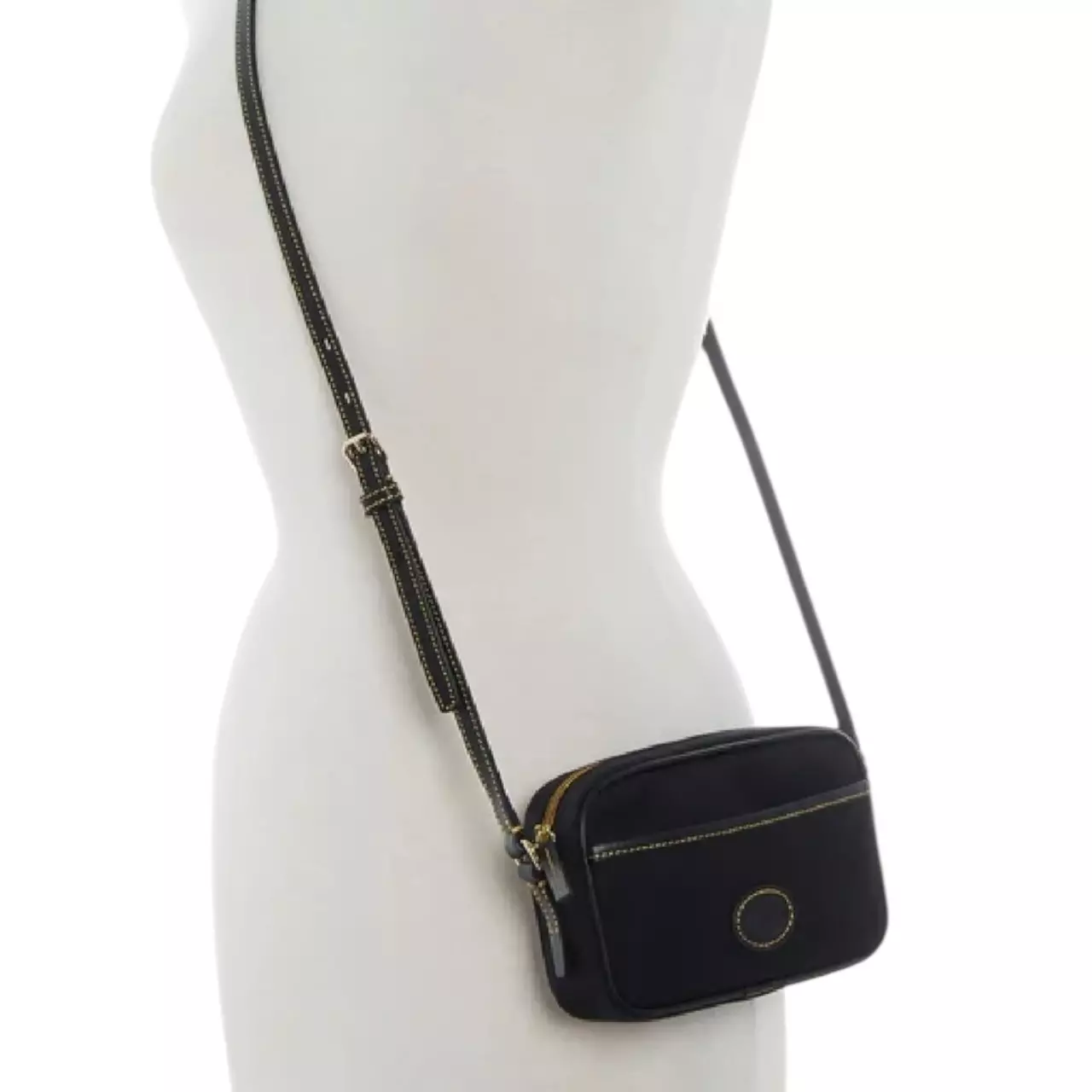 plant/Dooney & Bourke Black Nylon Camera Crossbody-5