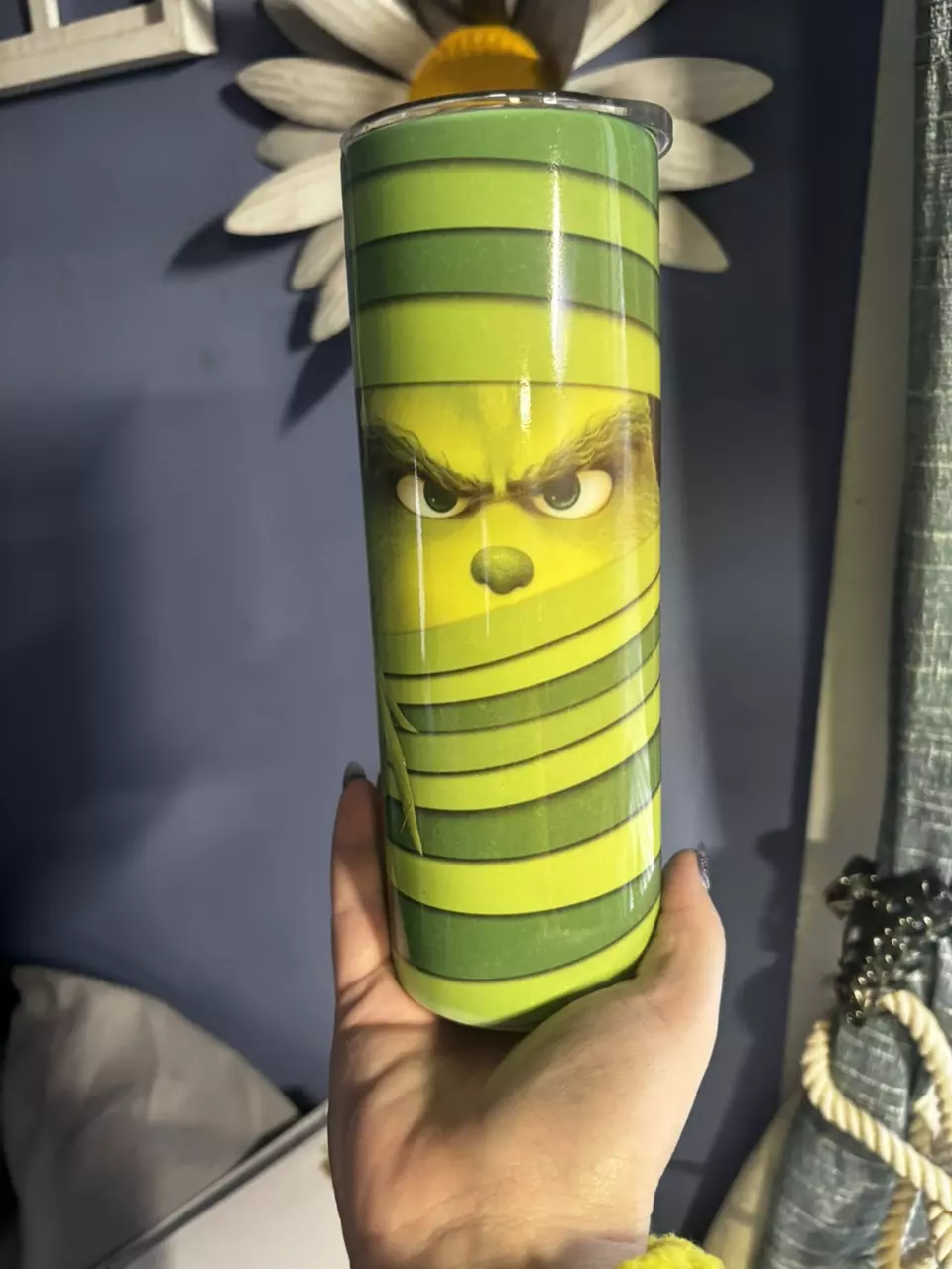 plant/Grinch 20oz stainless steel double walled  sublimated tumbler-1