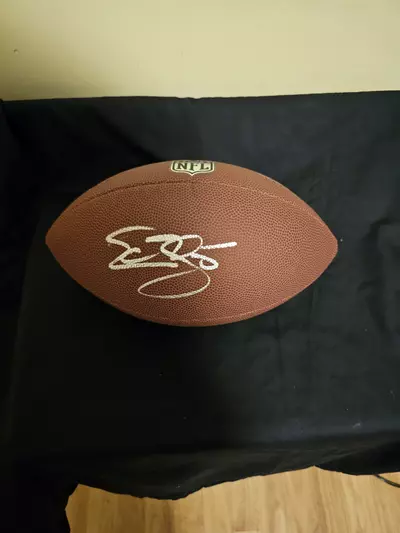 plant/Donovan McNabb Signed NFL Football (Schwartz)-0-thumbnail