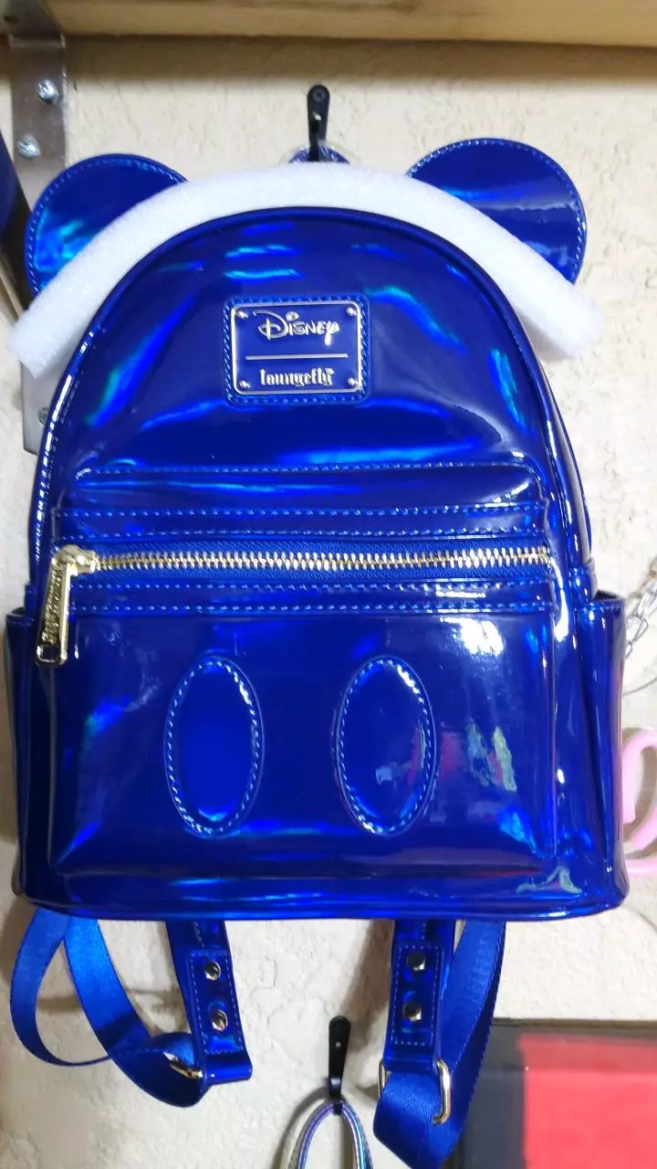 plant/NWT LOUNGEFLY HT Mickey Mouse Blue Oil Slick Bp-0