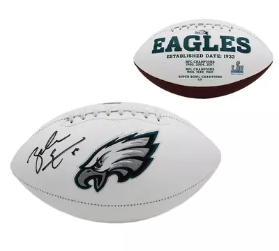 plant/Zach Ertz Signed Eagles Logo Football (Radtke) q1 1-0-thumbnail