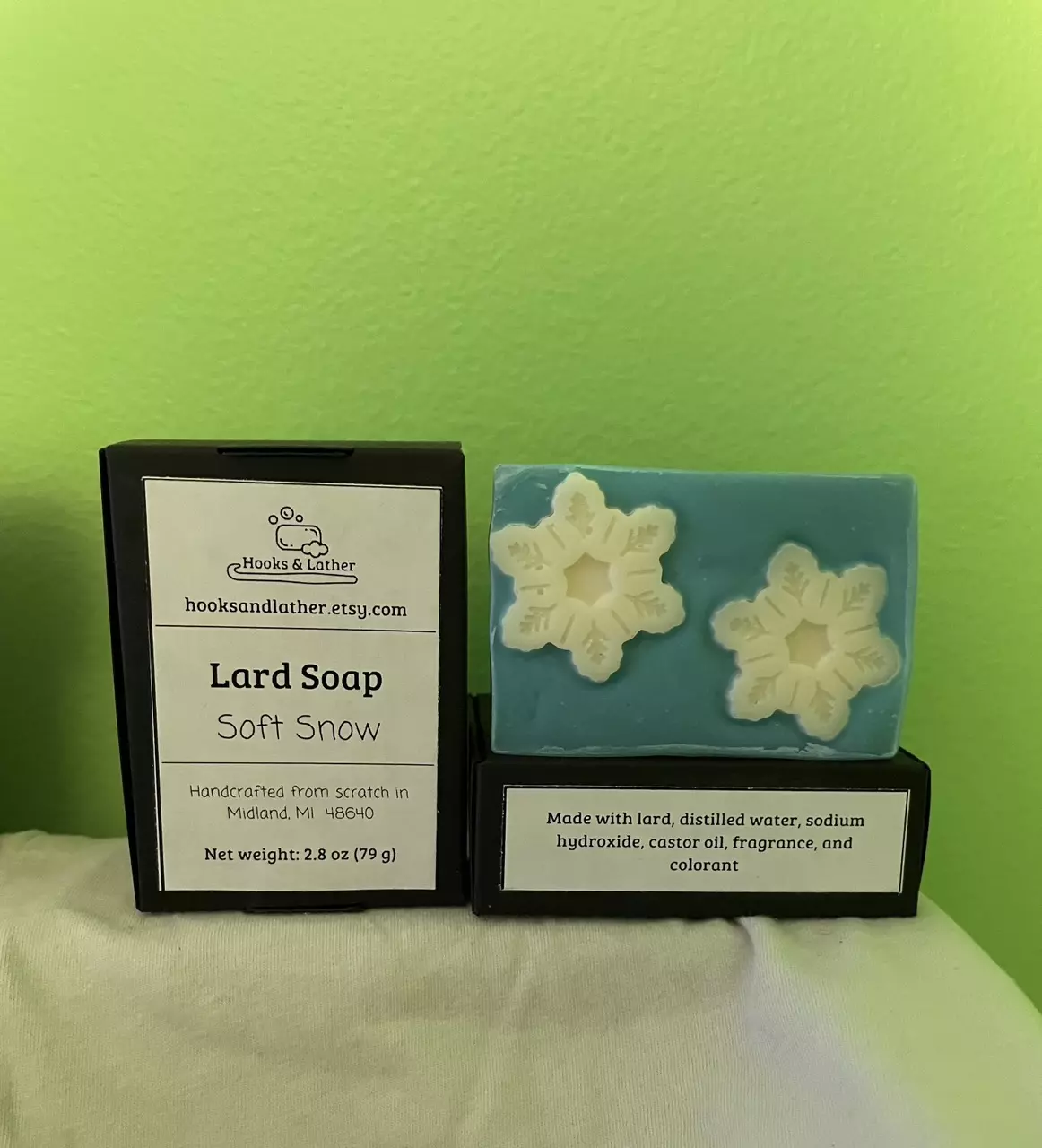 plant/Soft Snow Handmade Lard Soap-1