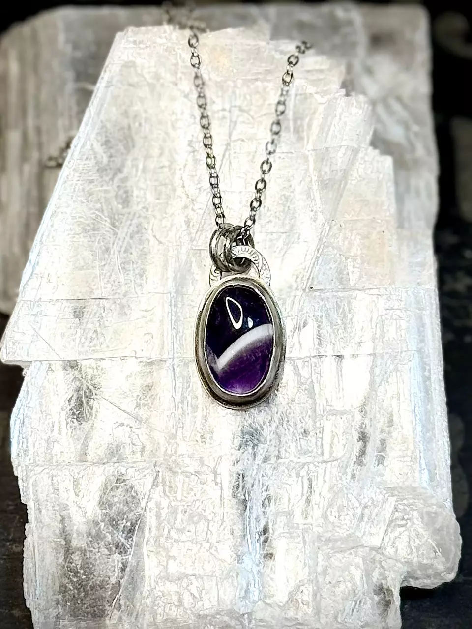 plant/Amethyst pendant-0