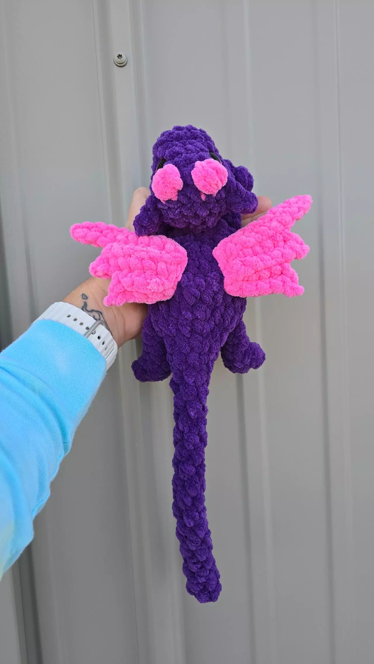 plant/Dragon Snuggler - Pink/purple-3