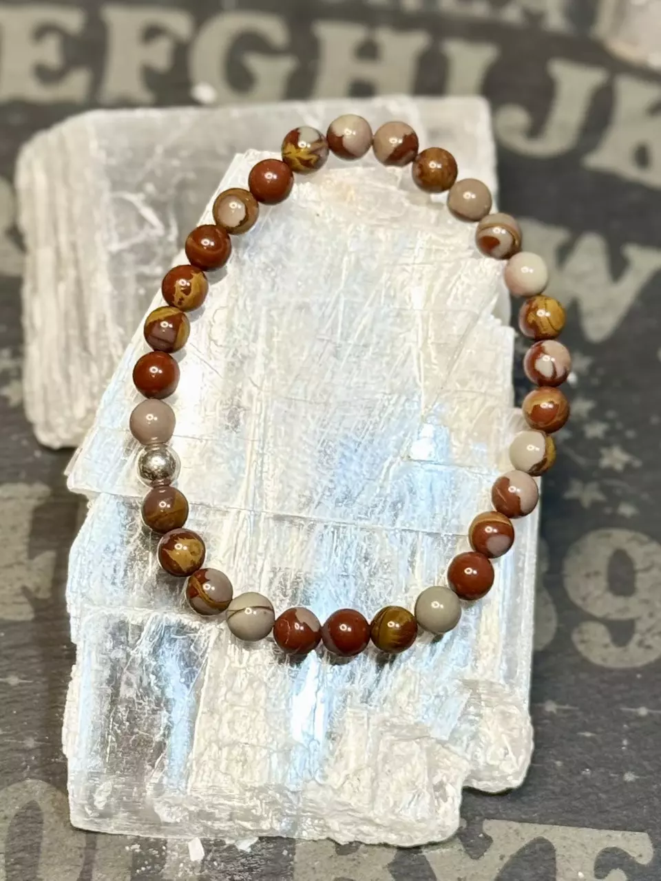 plant/Noreena jasper bracelet 6 mm-0