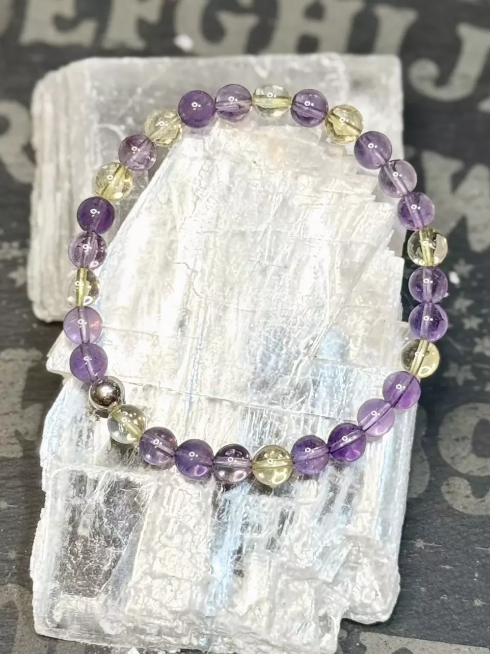 plant/Ametrine bracelet 6 mm-0