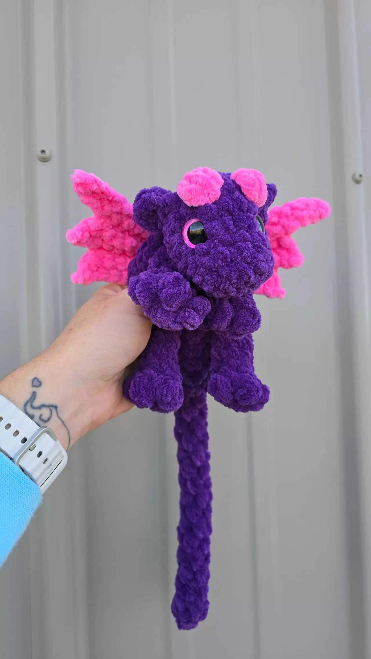 plant/Dragon Snuggler - Pink/purple-0