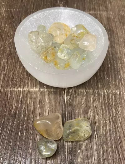 plant/Imperial Blue Topaz Raw Crystal Polished Tumbled-1-thumbnail