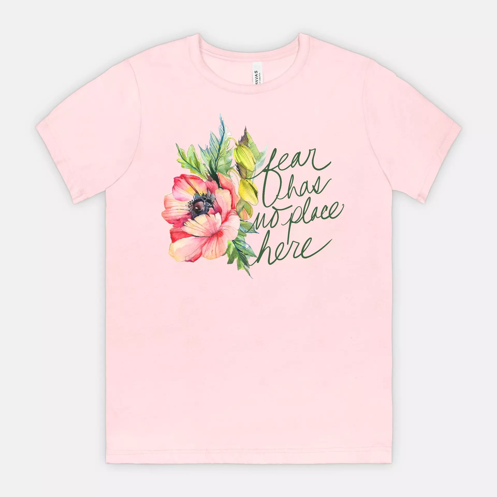 plant/"Fear Has No Place Here" T-Shirt (*more colors available) - 30% Off!-0