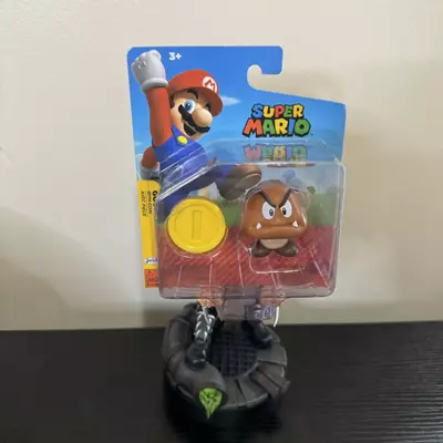 plant/Super Mario Goomba with Coin Jakks Pacific BRAND NEW!-0-thumbnail