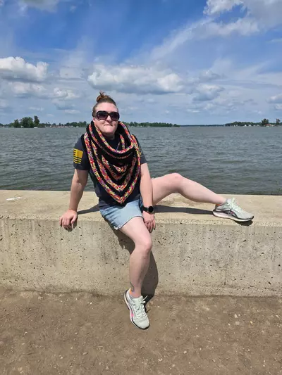 plant/🌙✨ Black and Retro Wild Oleander Hooded Scarf ✨🌙-0-thumbnail