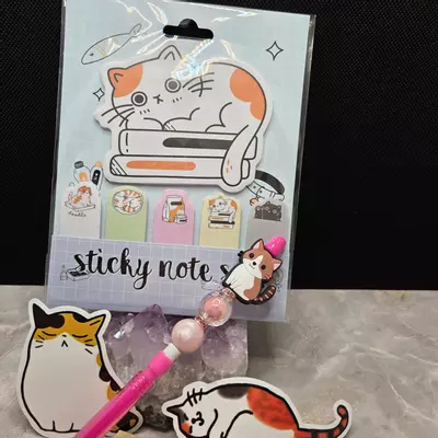 plant/Kitty Cat Beads Mechanical Pencil and Stationary Set-2-thumbnail
