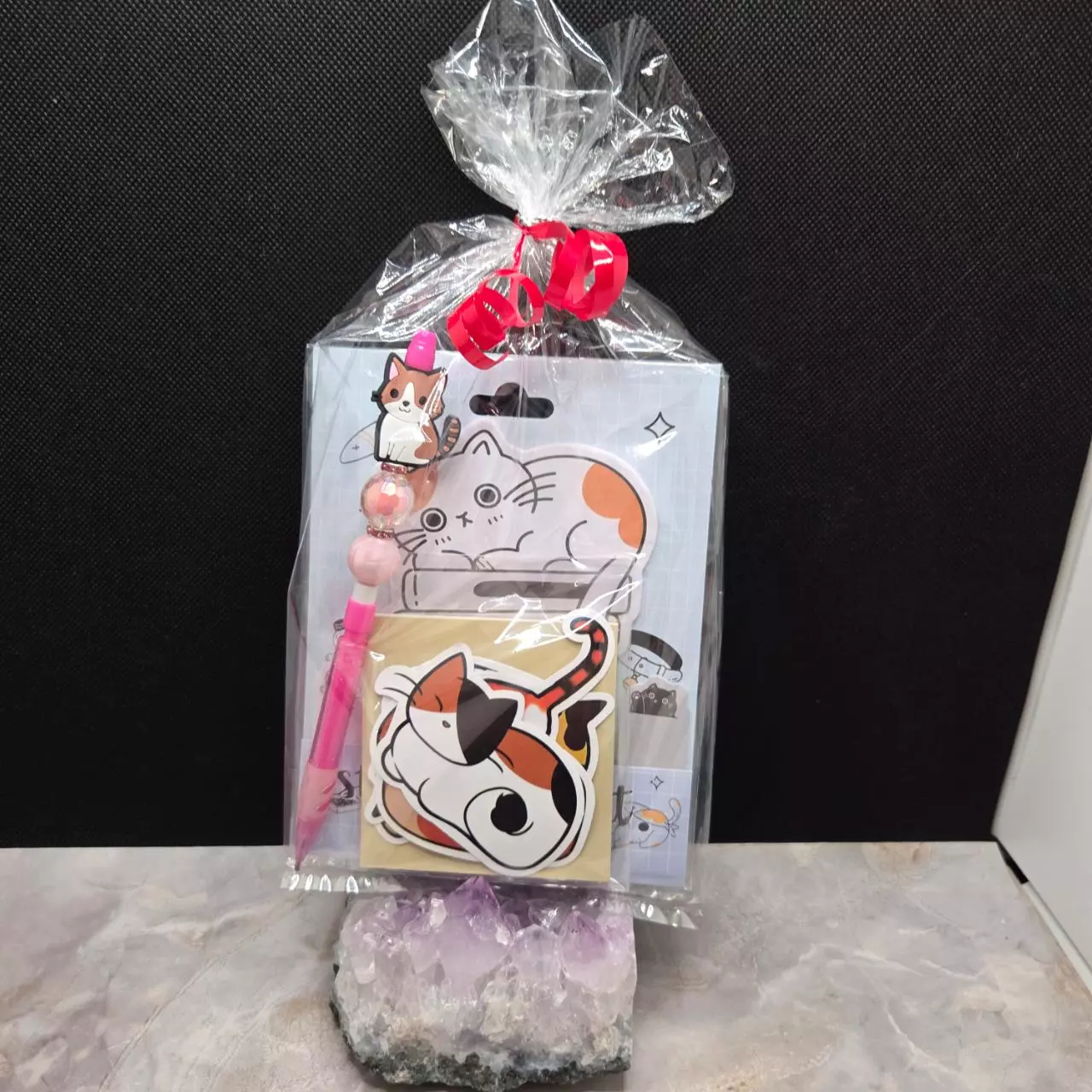 plant/Kitty Cat Beads Mechanical Pencil and Stationary Set-0