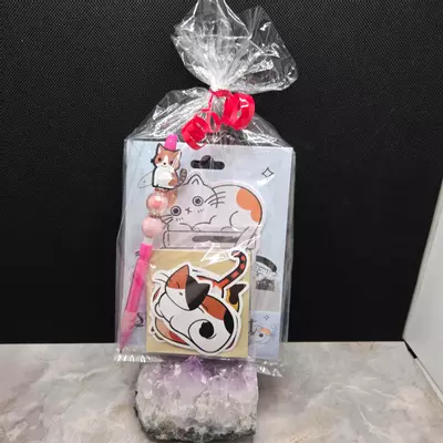 plant/Kitty Cat Beads Mechanical Pencil and Stationary Set-0-thumbnail