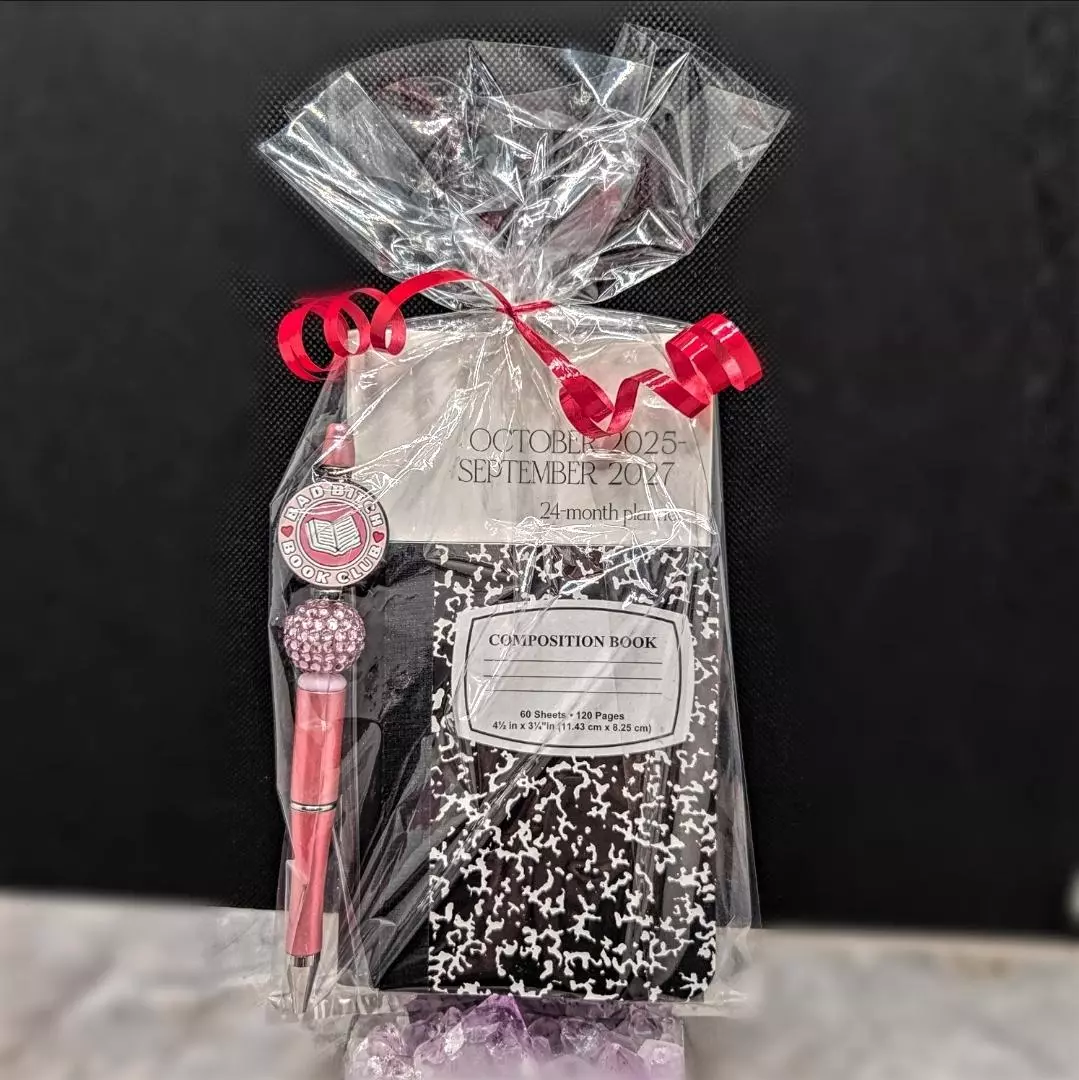 plant/Bad Bitch Book Club Beaded Pen & Planner Set-0