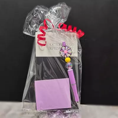 plant/Purple Flower Beaded Pen & Planner Set-0-thumbnail