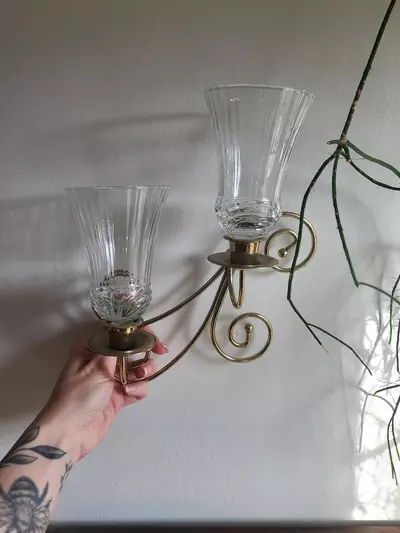 plant/Brass Plated Sconce-1-thumbnail