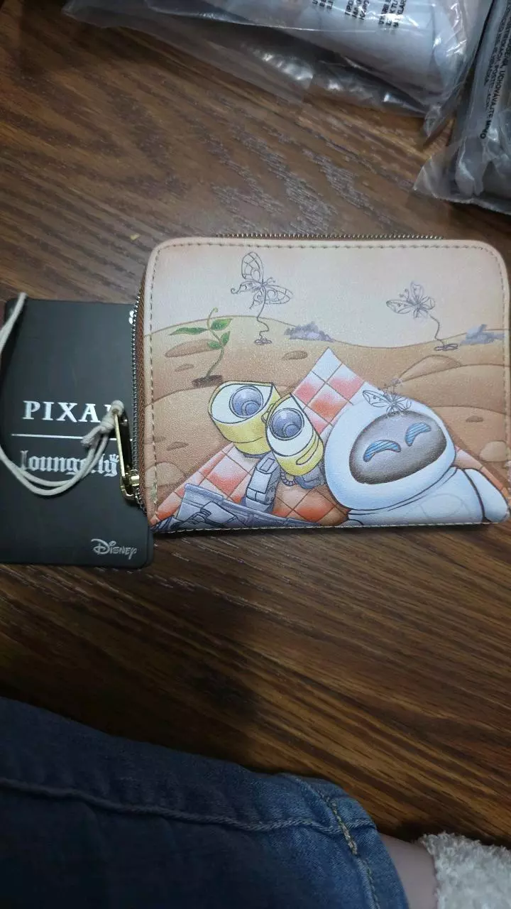 plant/Disney Pixar Wall-e and Eve Daydream Zip Wallet-0