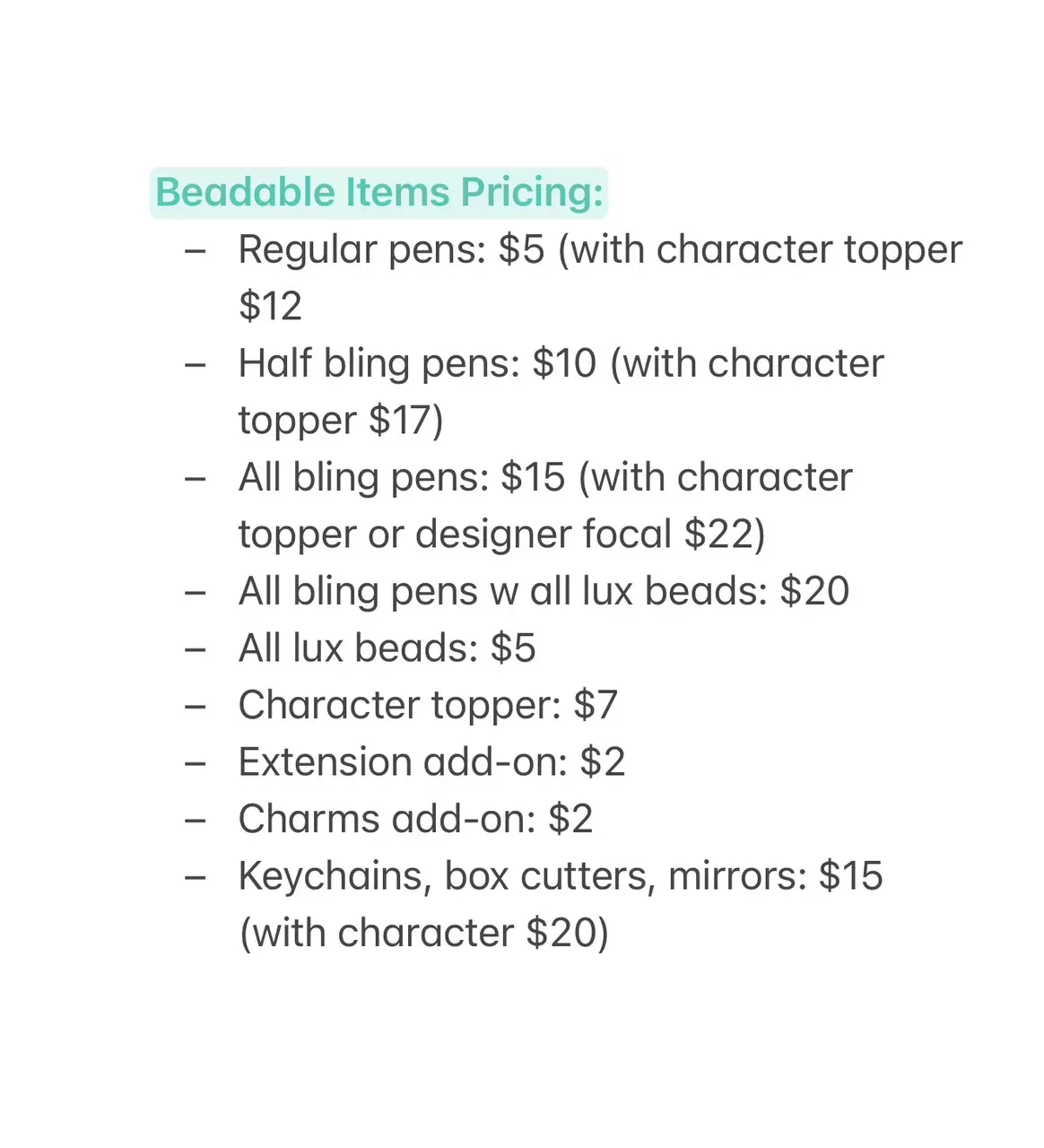 plant/Beadable pen ❤️-1