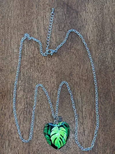 free_shipping/Monstera heart necklace-0-thumbnail