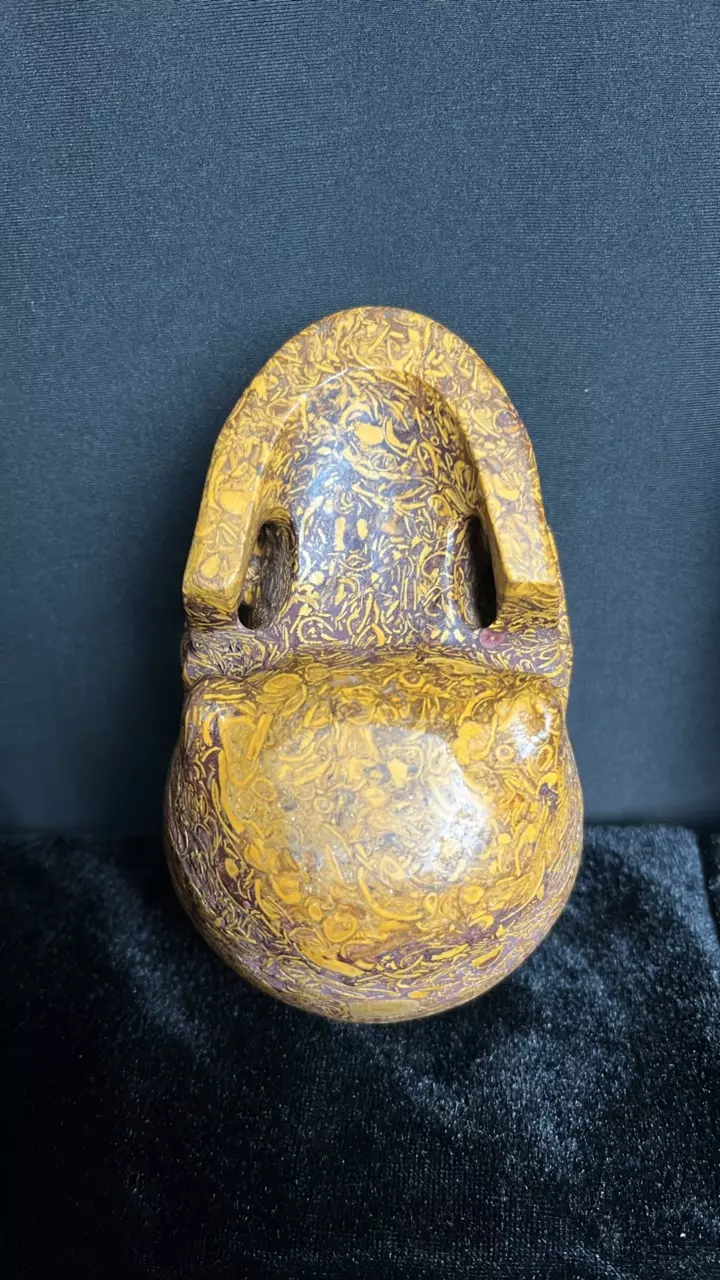 plant/4.5in Calligraphy Jasper Skull-4