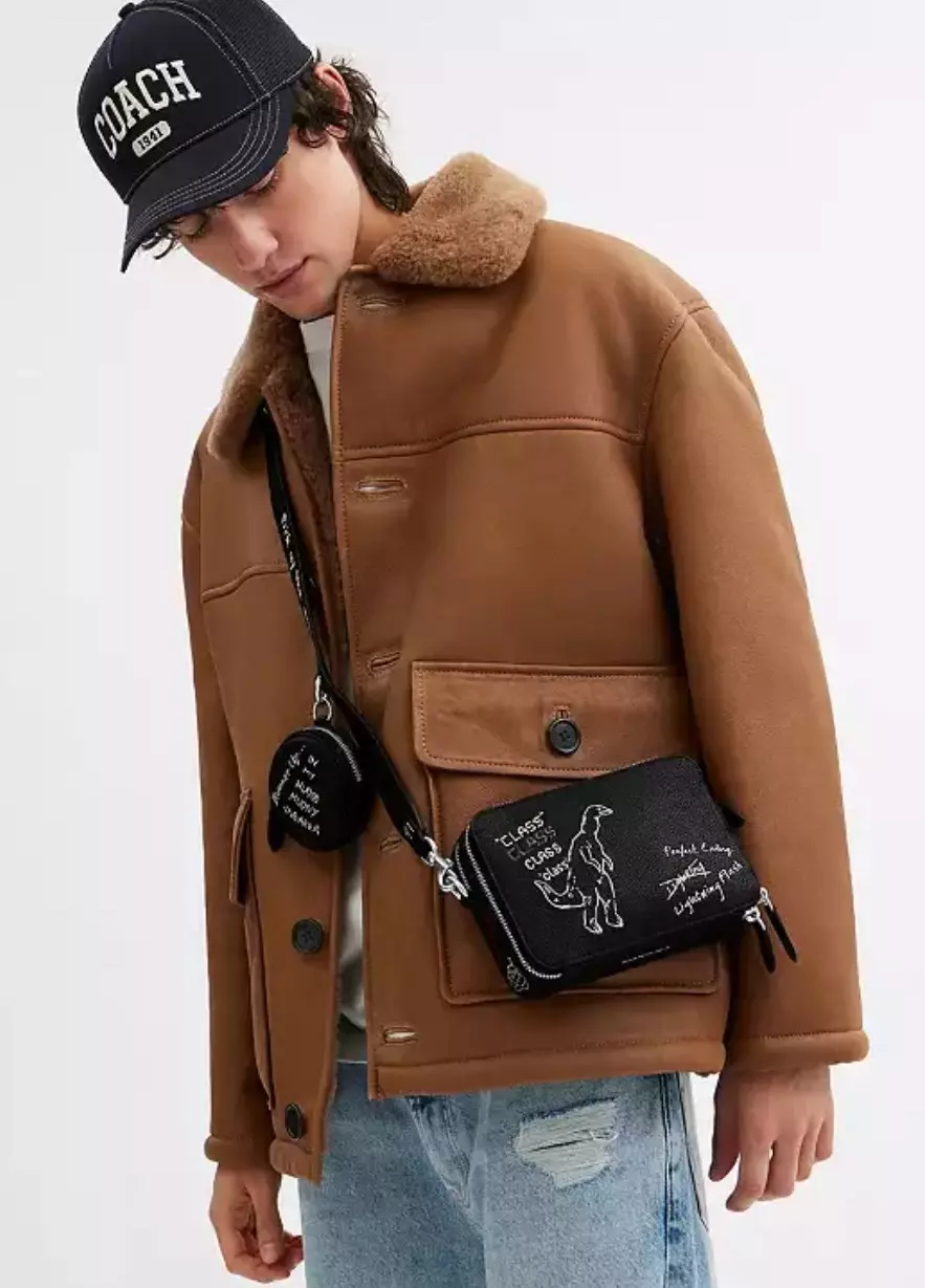 plant/Coach Charter Crossbody Bag 19 Sketch Print- NWT-1