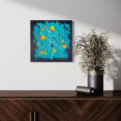 plant/1001 “Caterpillars” - Original Painting (orig. $150)-0-thumbnail