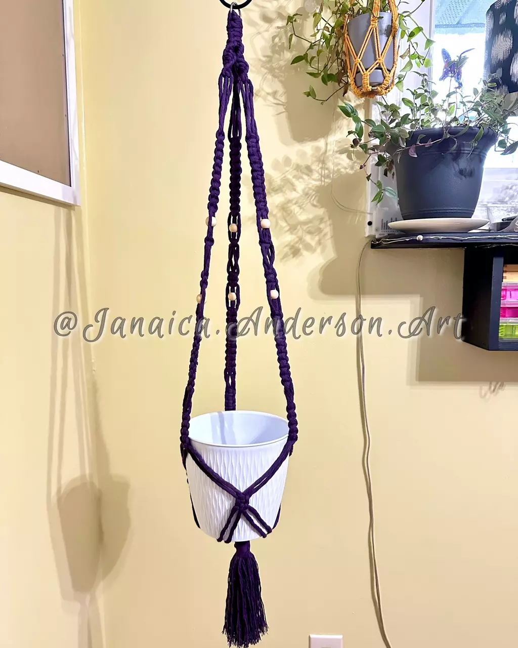 plant/4012 Macramé Plant Hanger LONG-Small.63-0