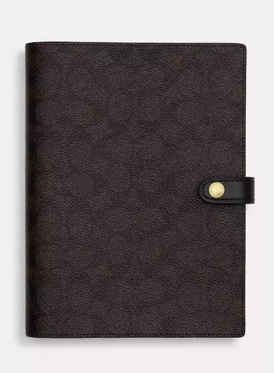 plant/Coach Signature Walnut Notebook- NWT-0-thumbnail
