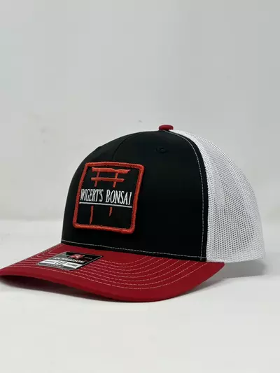 plant/RED BLACK AND WHITE LOGO TRUCKER HAT-0-thumbnail