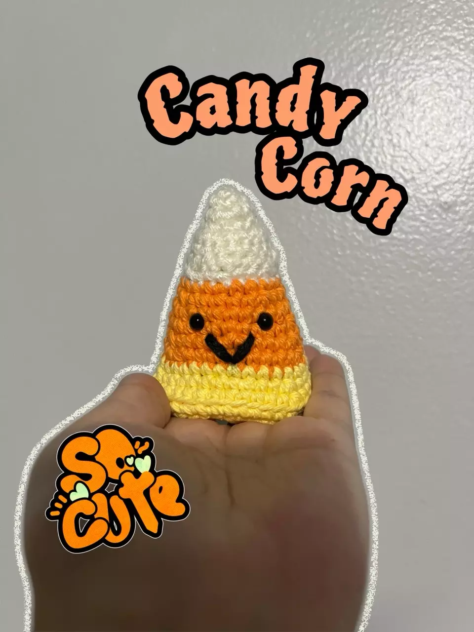 plant/MTO Handmade Candy Corn Ornament 🎄-0