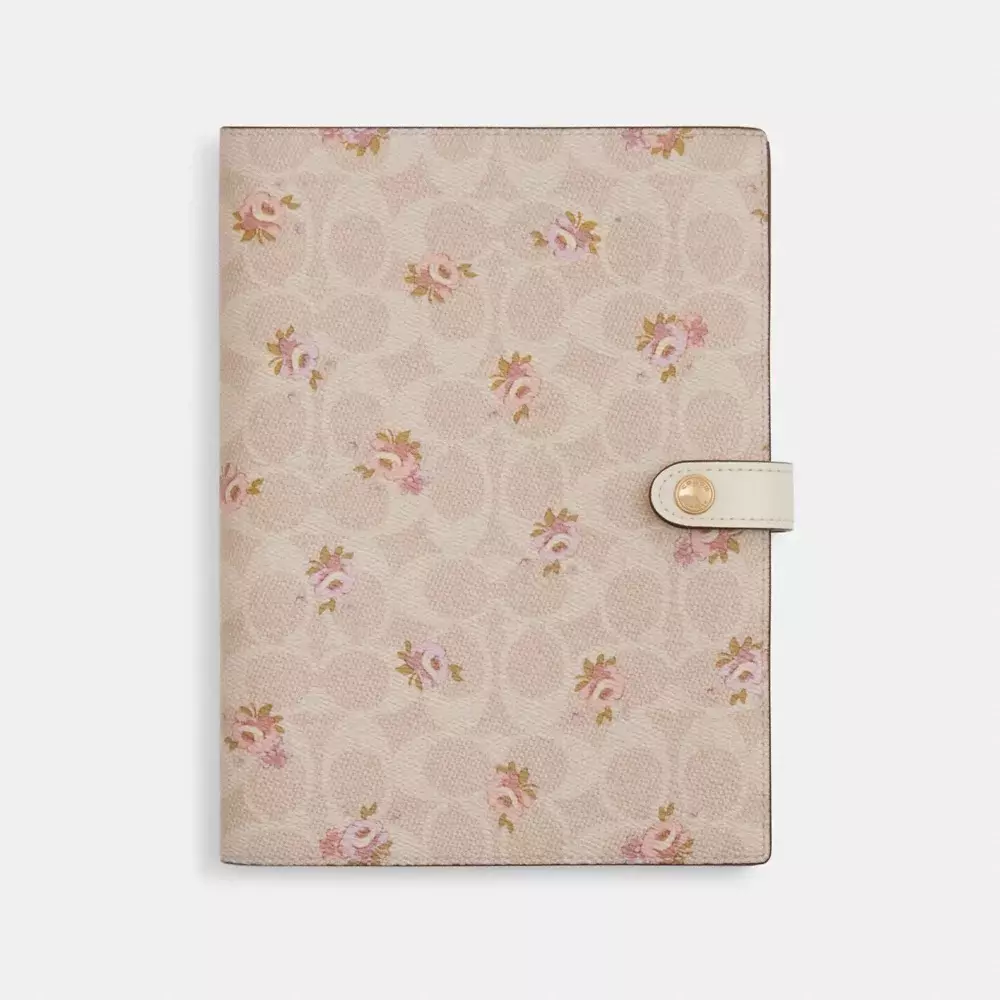 plant/Coach Sand Floral Notebook- NWT-0