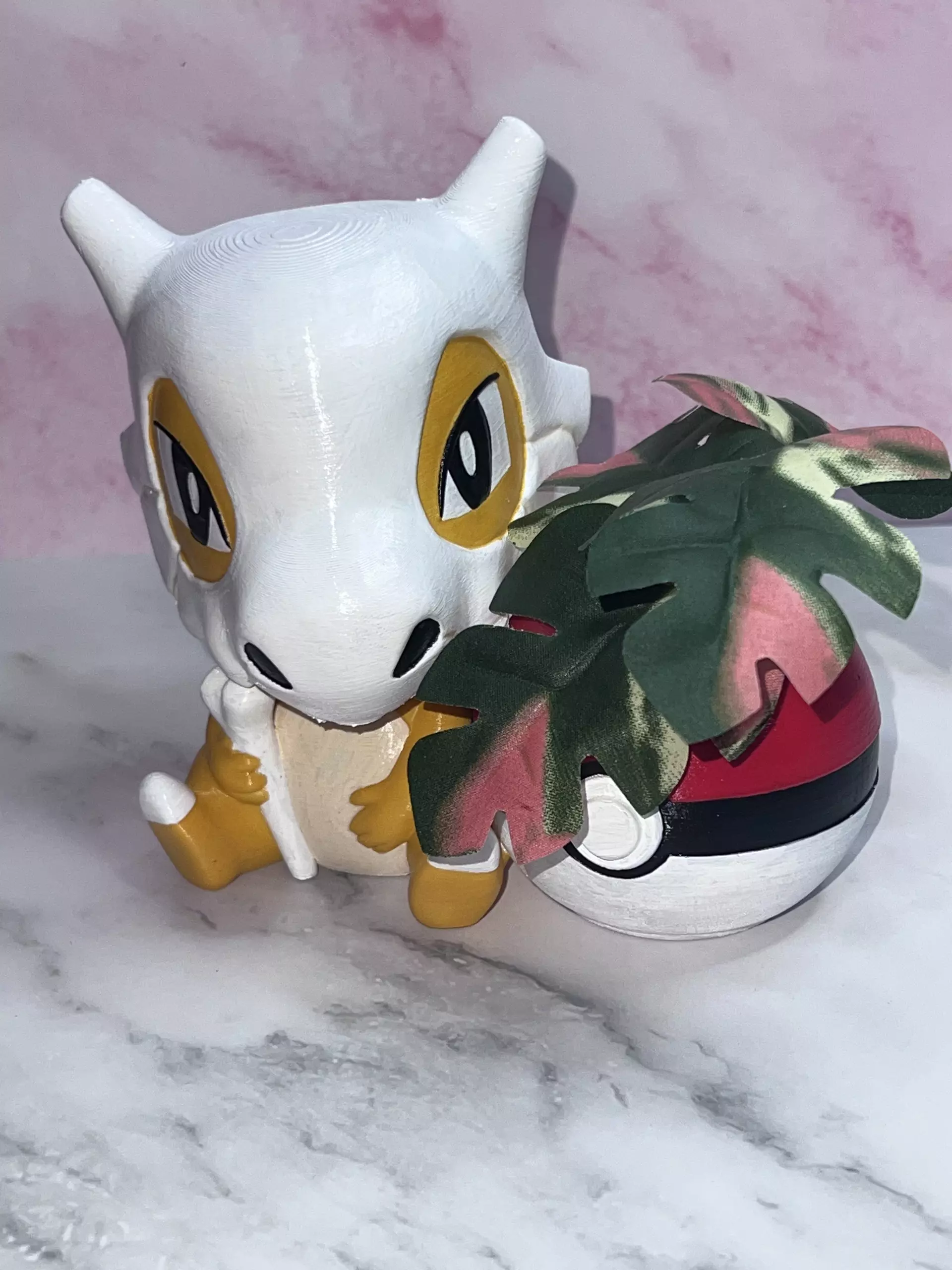 plant/Cubone Pokemon Flower Succulent Pot Planter 3D Printed Hand Painted WYSIWYG-0
