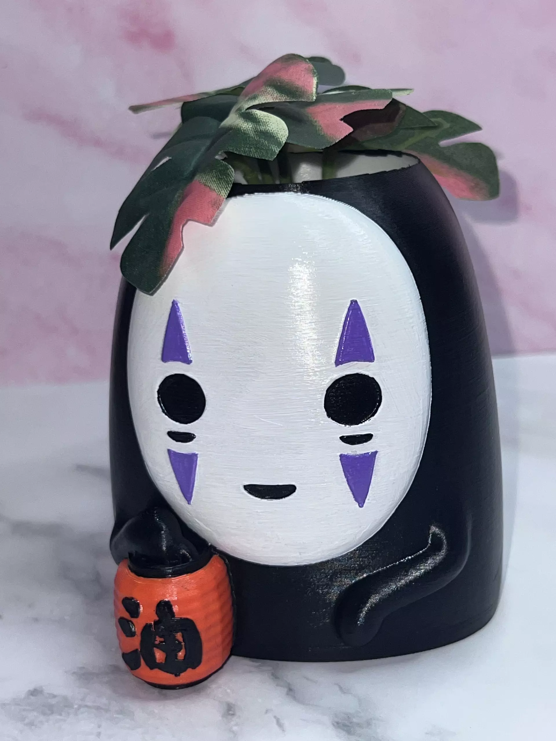 plant/Kaonashi No Face Spirited Away Flower Succulent Pot Planter 3D Printed Hand Painted WYSIWYG-0