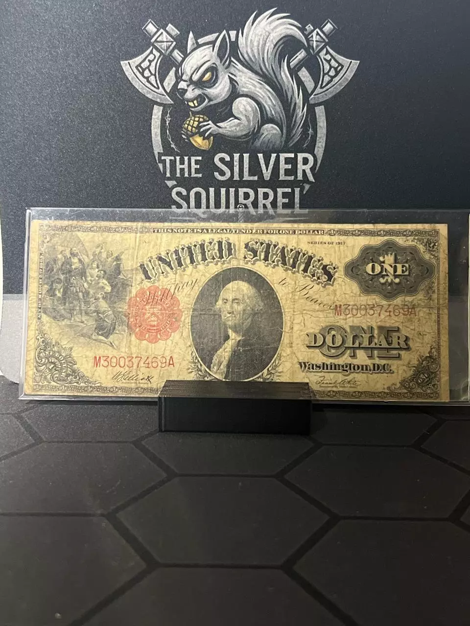 plant/1917 Sawhorse $1 Bill-0