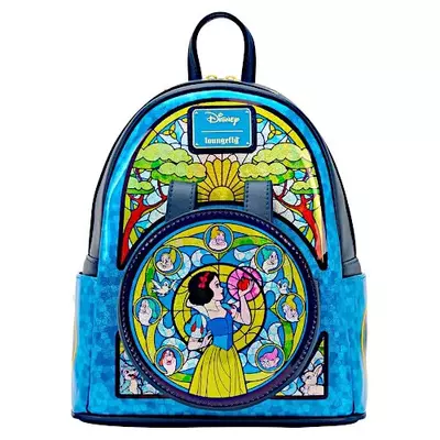 plant/Loungefly Disney Princess Stained Glass Collection Snow White Mini Backpack NWT-0-thumbnail