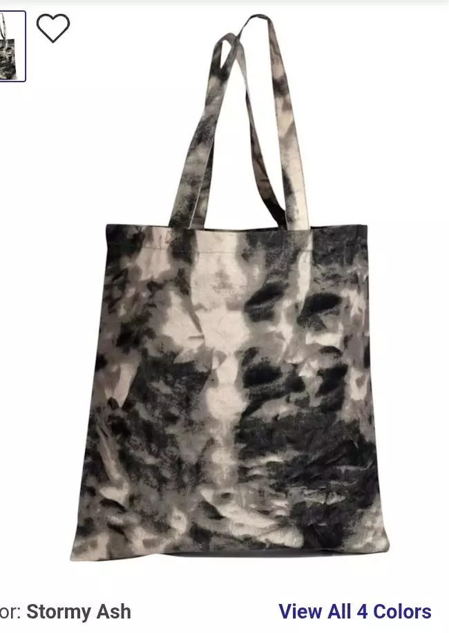 plant/Tie dye blank canvas tote bags-3