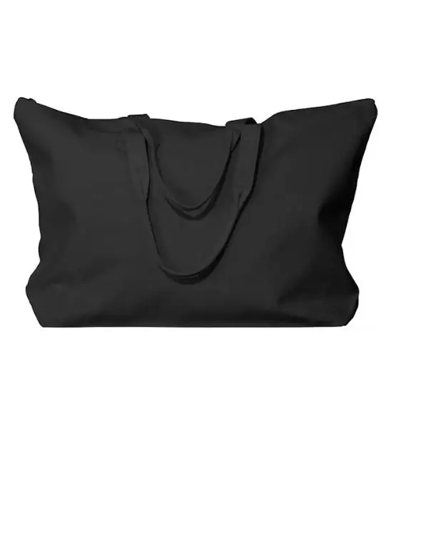 plant/Zippered canvas tote bag-0