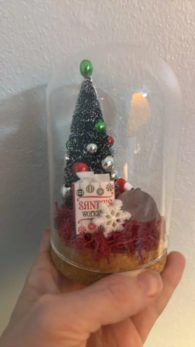 plant/Sleepy Kitty Christmas Cloche-2-thumbnail