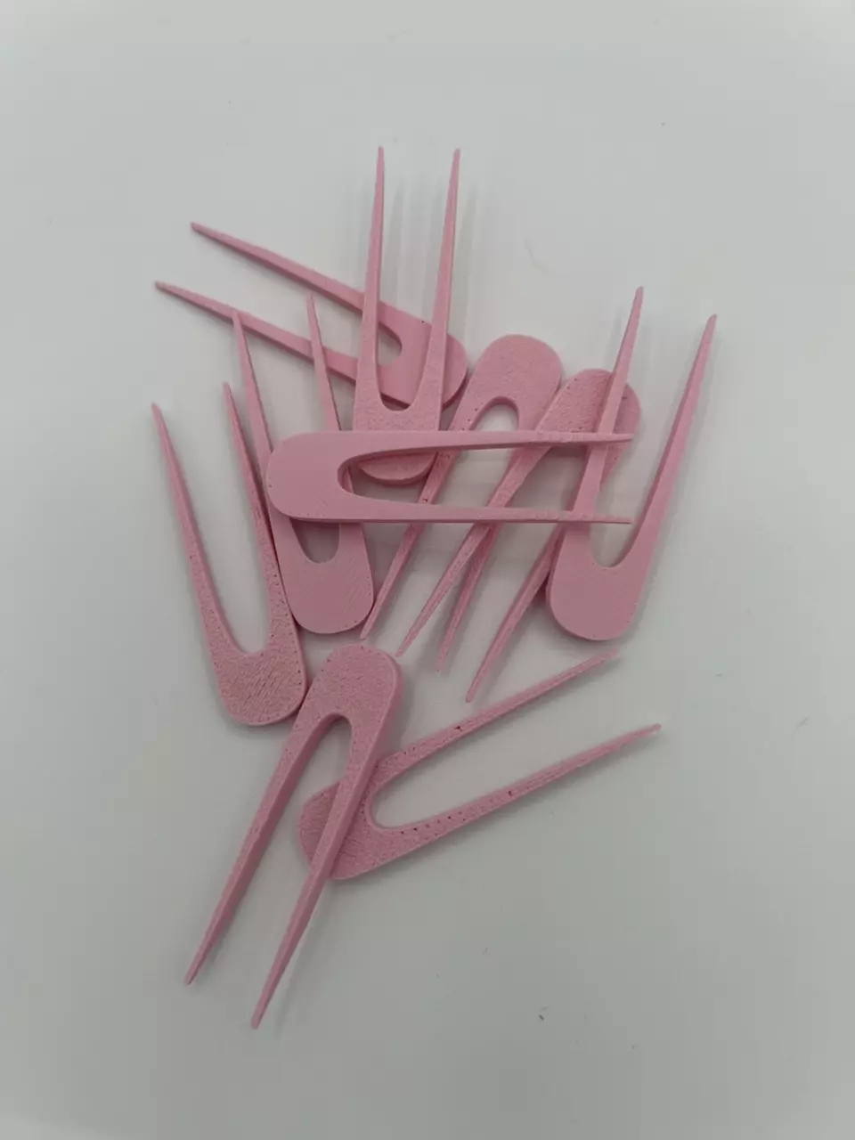 plant/Propagation pins, set of 10, pale pink.-0