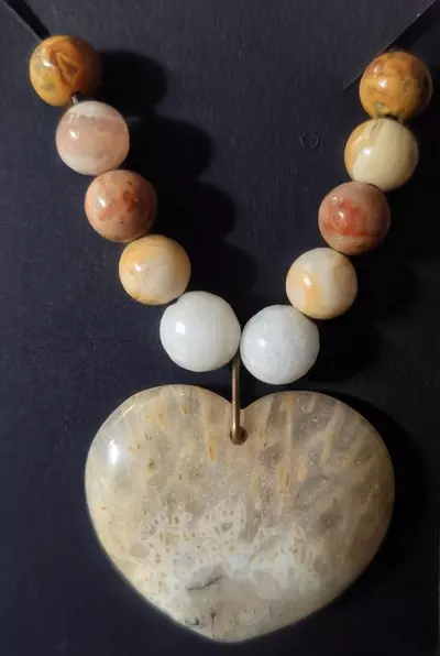 plant/Dendritic Agate Necklace-0-thumbnail