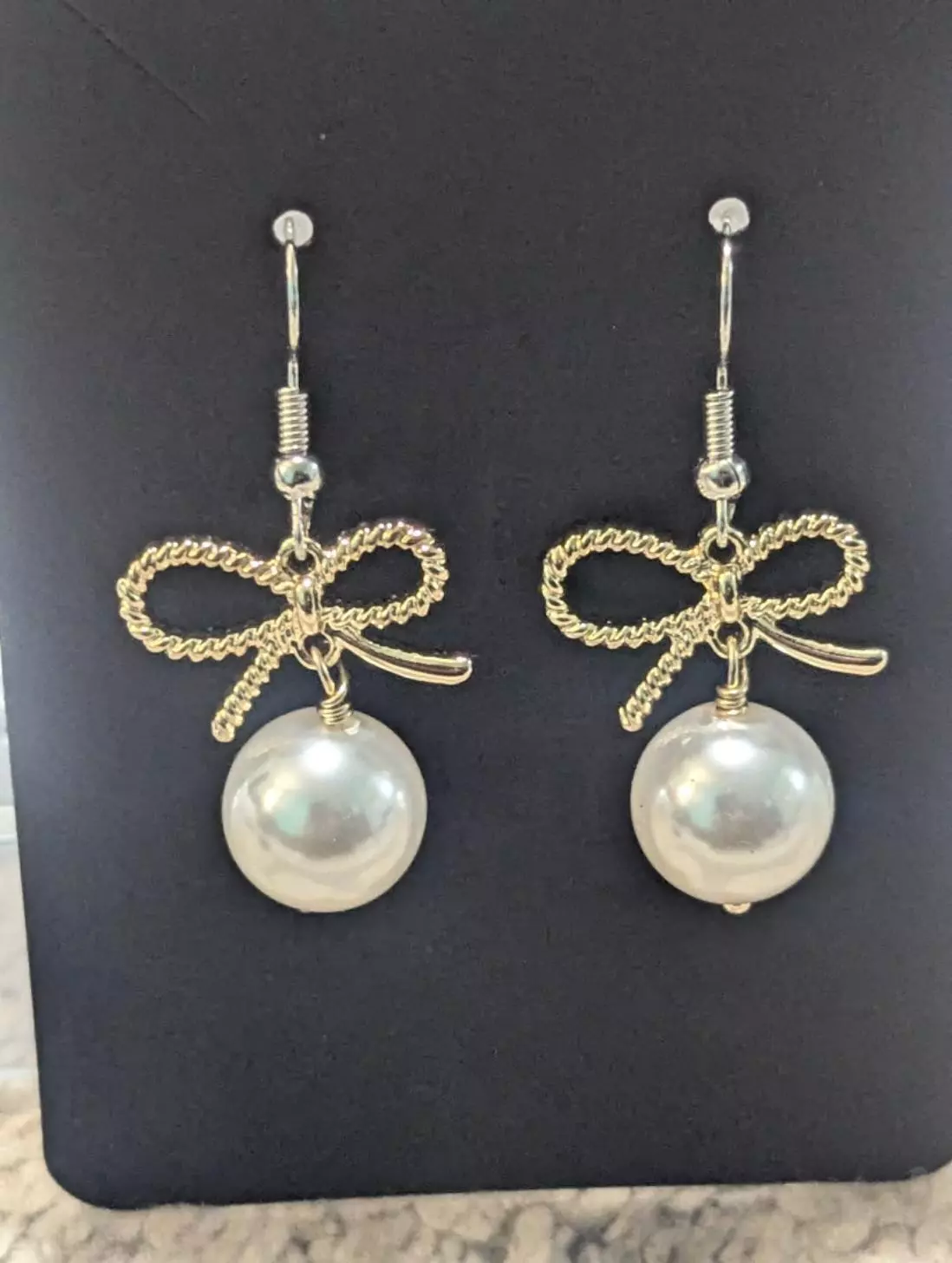 plant/Bow Earrings-0