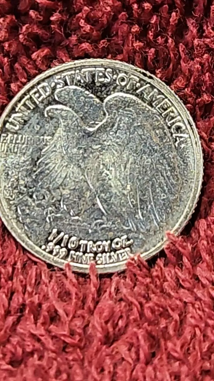 plant/1/10th ounce .999 Fine Silver Walking Liberty round-1