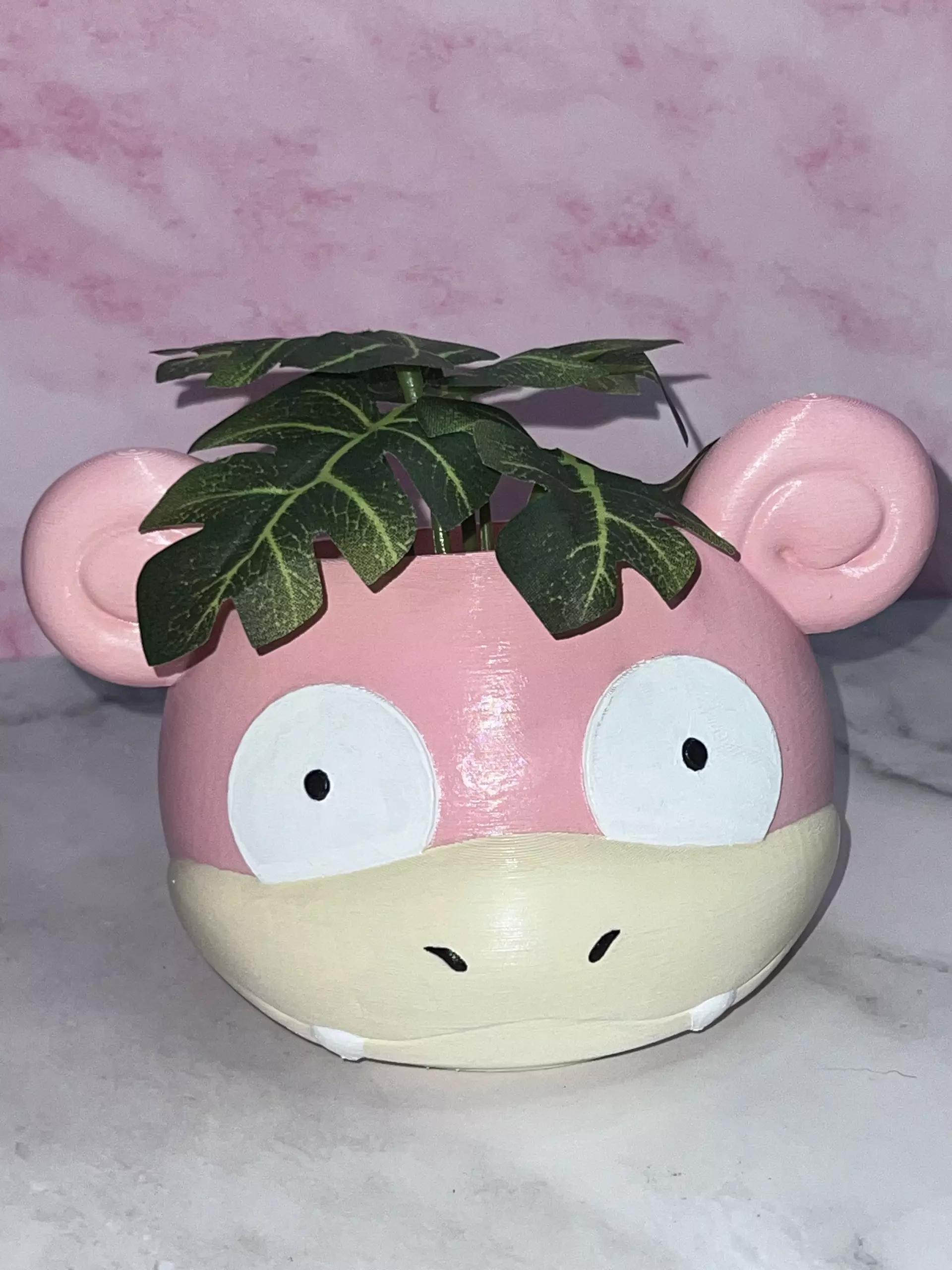 plant/Slowpoke Pokemon Flower Succulent Pot Planter 3D Printed Hand Painted WYSIWYG-0