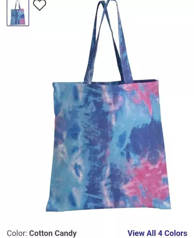 plant/Tie dye blank canvas tote bags-1-thumbnail