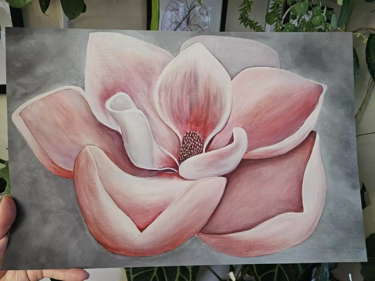 plant/12x18" magnolia print.-1